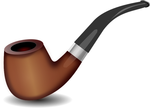 Farget bilde av røyker pipe