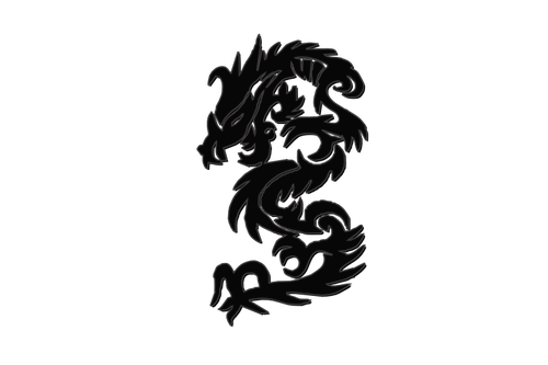 Китайский Новый год дракона векторной графики