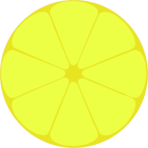 Lemon profile vector image