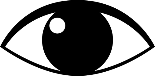 Eye silhouette | Public domain vectors