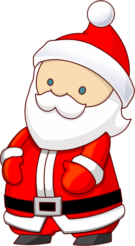 Attack the Tower game Santa Claus vector illustration