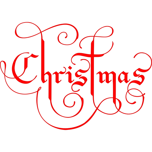 Image vectorielle de Noël texte