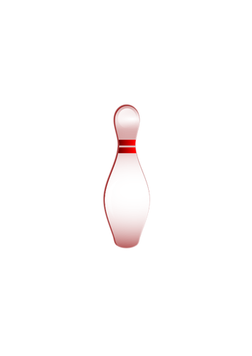 Ilustración de vector de pin bowling