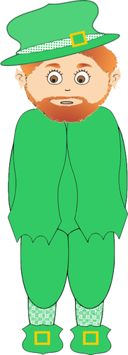 Vector image of St Patrick