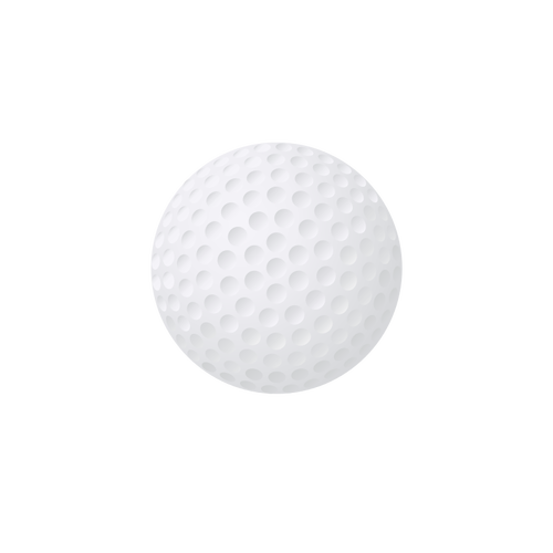 Golf Ball-Vektor-Bild