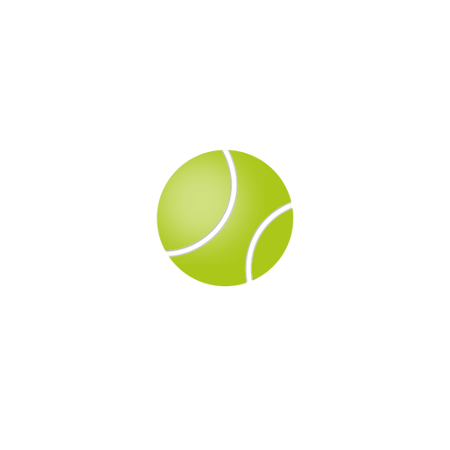 Tennis bal vector afbeelding