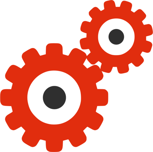 Gears vector clip art