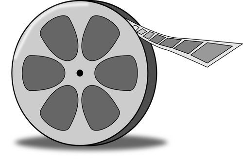 Film reel vector illustration