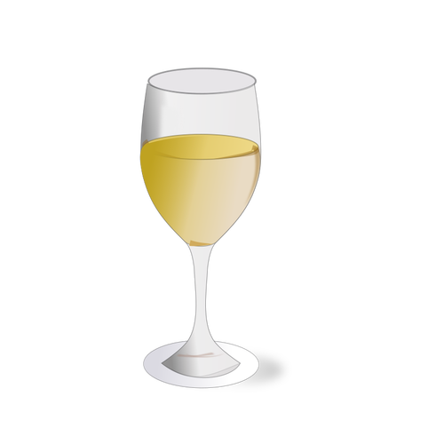 Verre de vin blanc