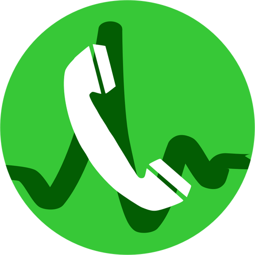 VOIP apeluri pictograma vector ilustrare