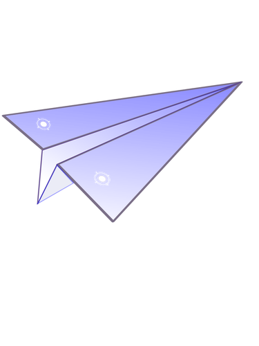 Paper airplane vector