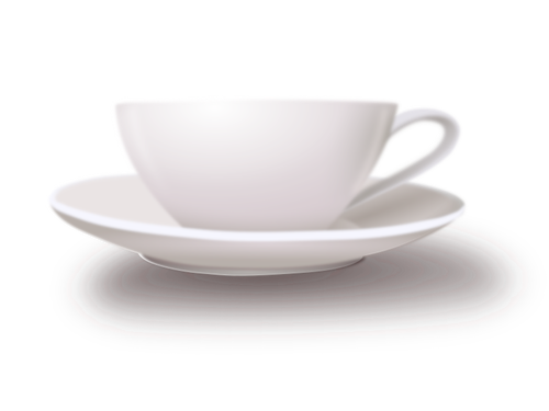 Tazza di caffè bianco