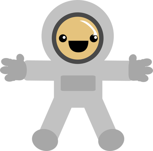 Tegneserie astronaut