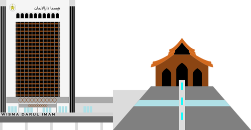 Wisma Darul Iman construindo na Malásia