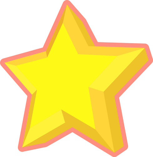 Jednoduchý 3D hvězda
