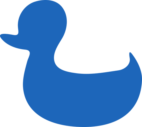 Obraz modrá kachna