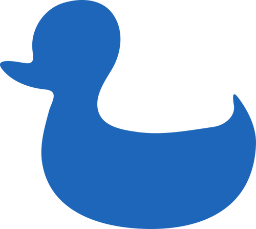 Image de canard bleu