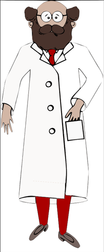 Scientist with hand in pocket