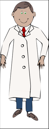 Scientist vector image