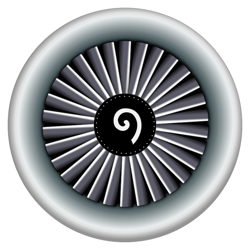 Jet engine vector