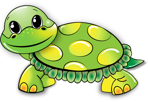 Kreslený obrázek želvy