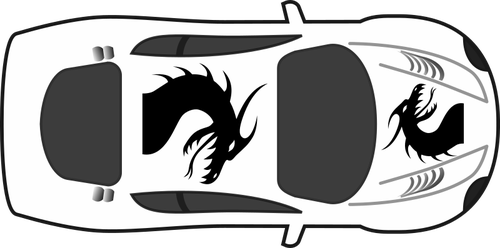 Racing automobile