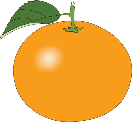 Basit tatlı portakal