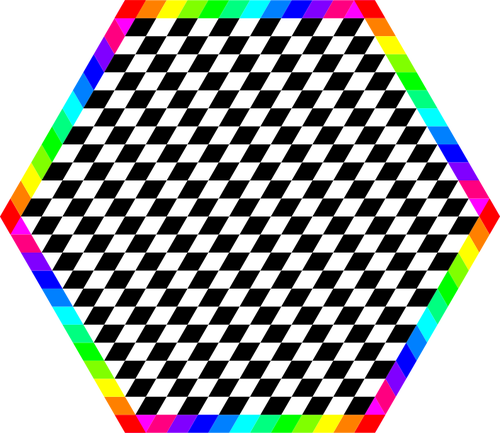 Hexagon colorate