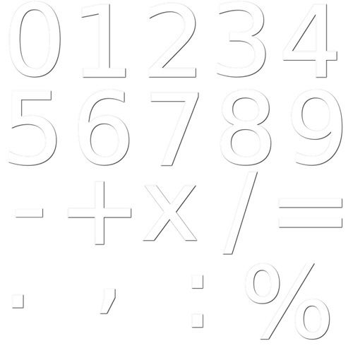 Numere cu operaţii aritmetice