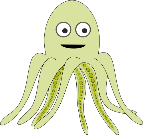 Cartoon image of octopus