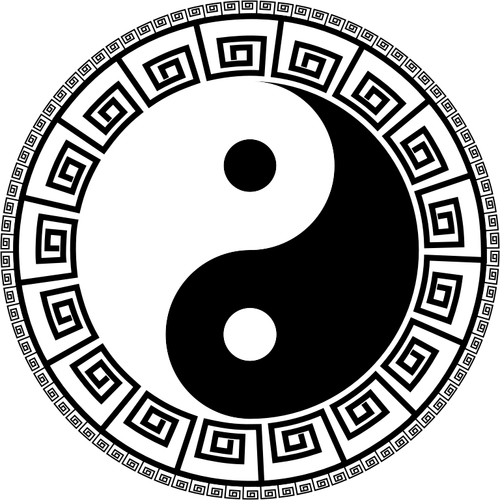 Dekorativní Yin Yang