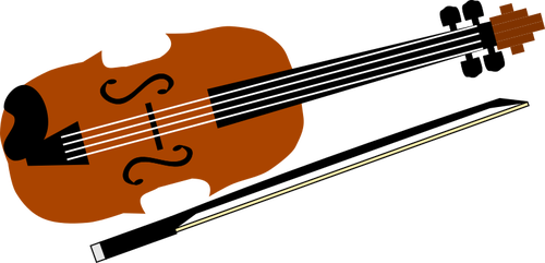 Imagen vectorial de violín