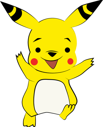 Funny yellow bunny