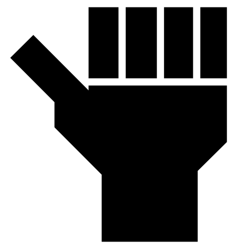 Black handsymbol