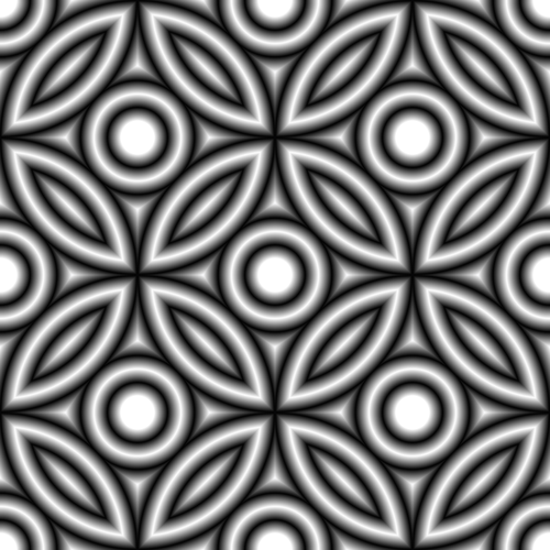 회색 동그라미 패턴