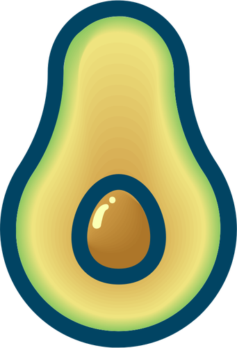 Avocado piece