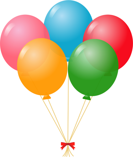 Födelsedag ballonger