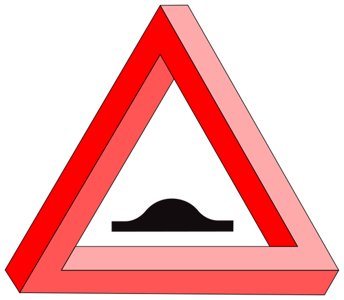 Road bump symbol