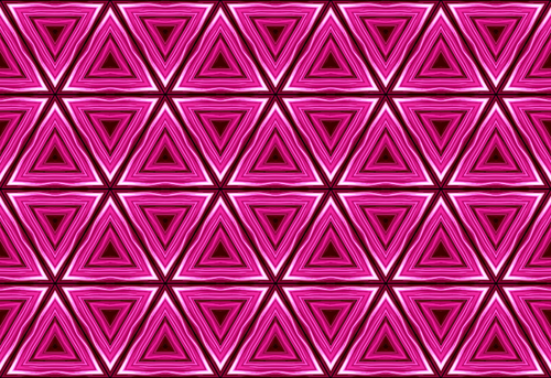 ピンクの三角形の背景パターン