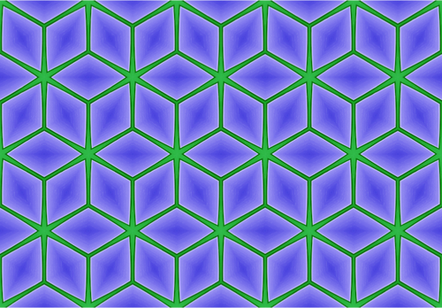 Background pattern with green hexagons