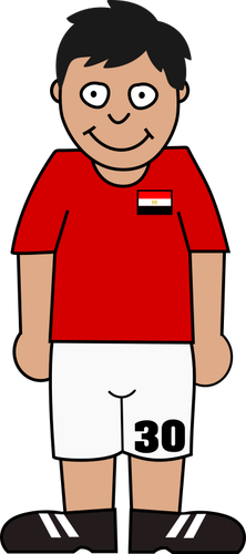 Footballeur égyptien.
