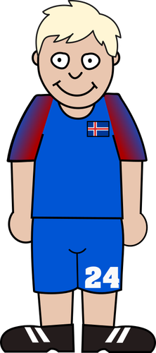 Piłkarz z Islandii