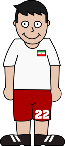 Futebolista iraniano.