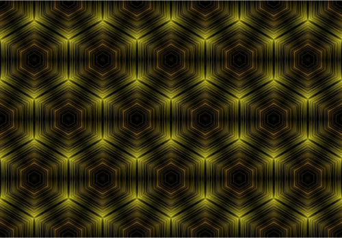 謎に包まれた幾何学的なシームレス パターン