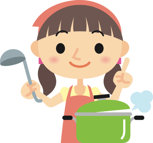 Girl cooking