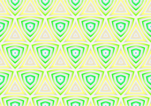 Bakgrundsmönster med gula och gröna trianglar