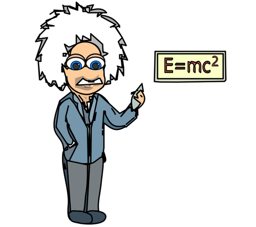 Einstein avec l’équation