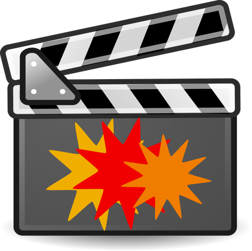 Actie vector filmpictogram