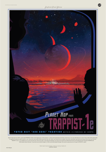 Trappist NASA poster