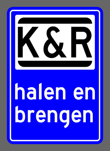 Kiss and ride symbol